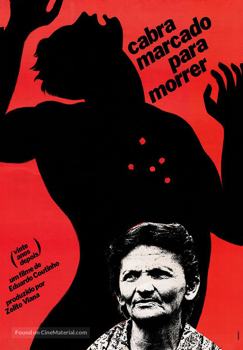 Cabra Marcado Para Morrer - Brazilian Movie Poster