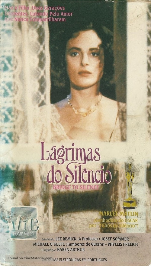 Bridge to Silence - Brazilian VHS movie cover