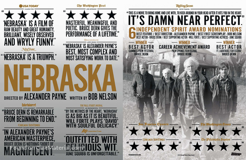 Nebraska - For your consideration movie poster