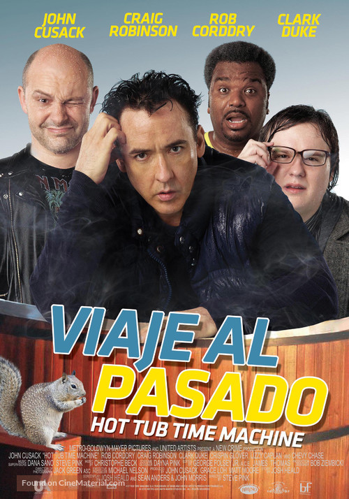 Hot Tub Time Machine - Chilean Movie Poster