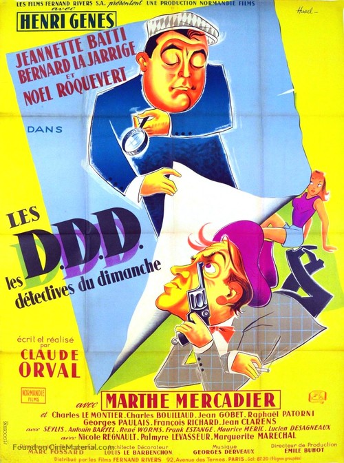 Les d&eacute;tectives du dimanche - French Movie Poster