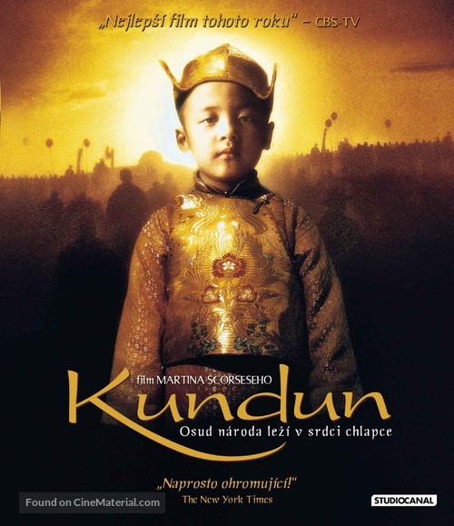 Kundun - Czech Blu-Ray movie cover