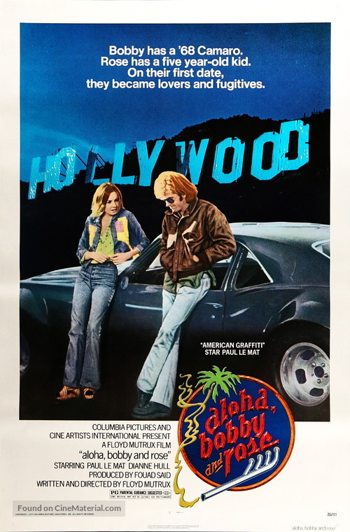 Aloha Bobby and Rose - Movie Poster