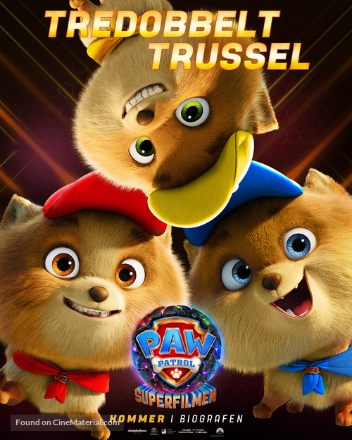 PAW Patrol: The Mighty Movie - Danish Movie Poster