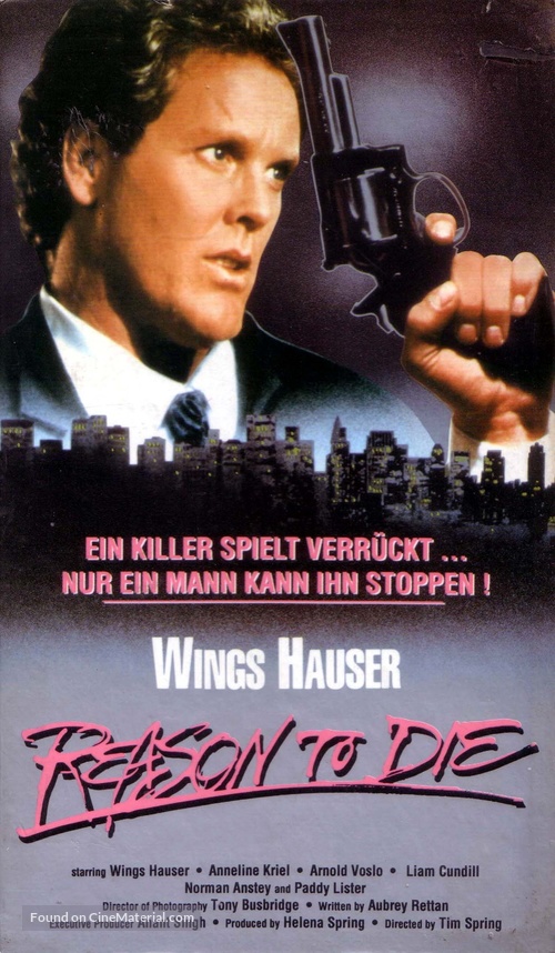 Reason to Die - German VHS movie cover