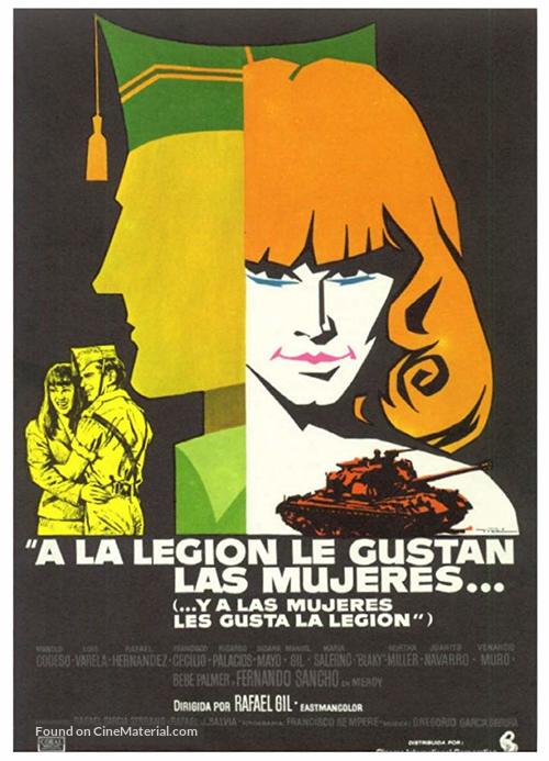 A la legi&oacute;n le gustan las mujeres... y a las mujeres, les gusta la legi&oacute;n - Spanish Movie Poster