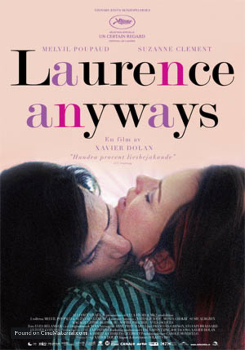 Laurence Anyways - Swedish Movie Poster