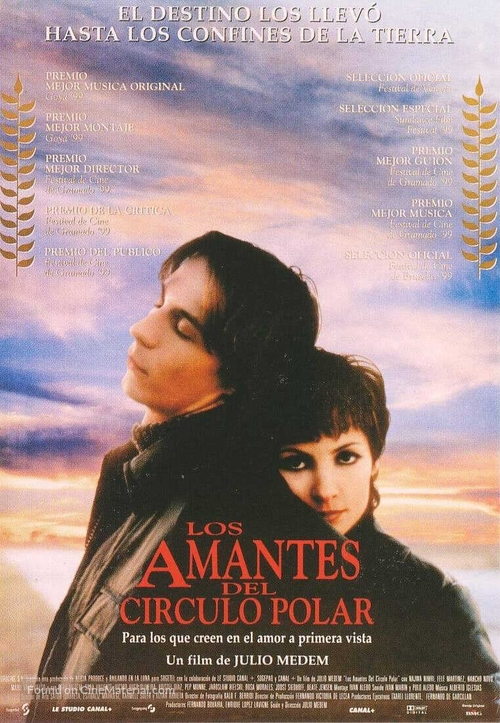 Amantes del C&iacute;rculo Polar, Los - Spanish Movie Poster