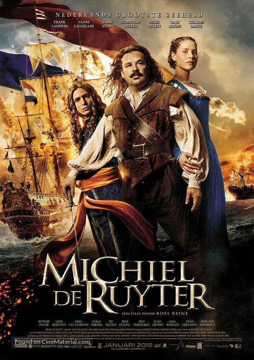 Michiel de Ruyter - Dutch Theatrical movie poster