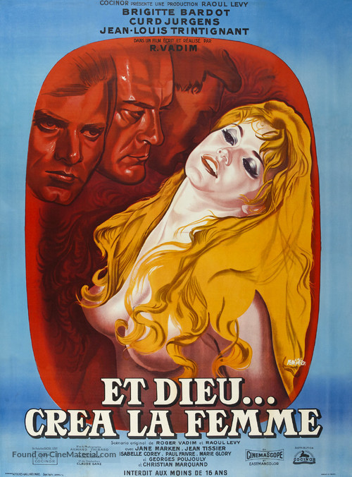 Et Dieu... cr&eacute;a la femme - French Re-release movie poster