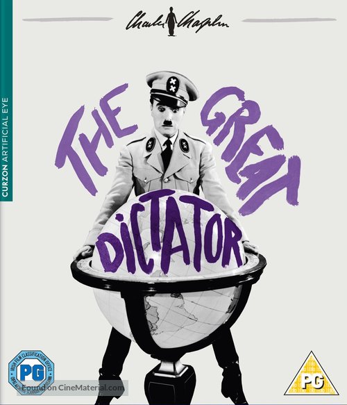 The Great Dictator - British Blu-Ray movie cover