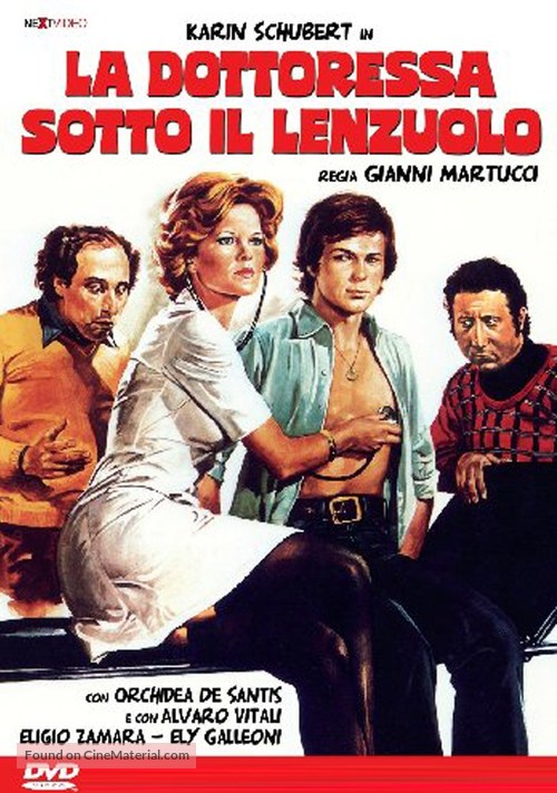 La dottoressa sotto il lenzuolo - Italian DVD movie cover