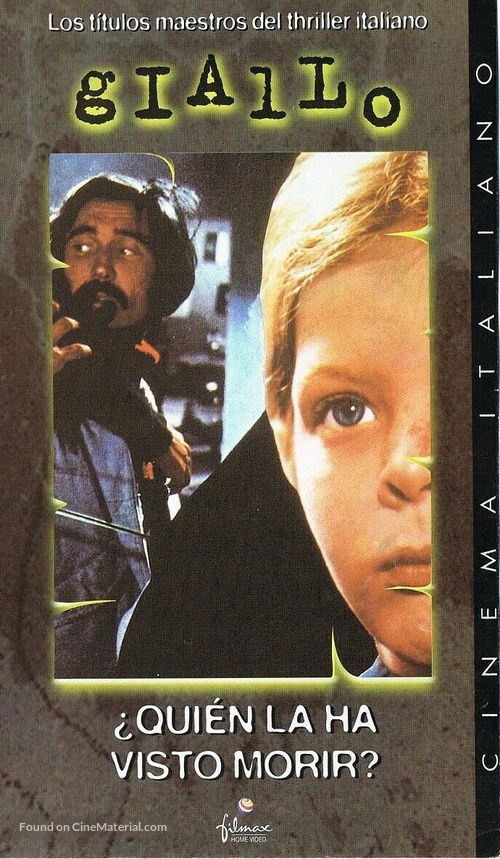 Chi l&#039;ha vista morire? - Spanish VHS movie cover
