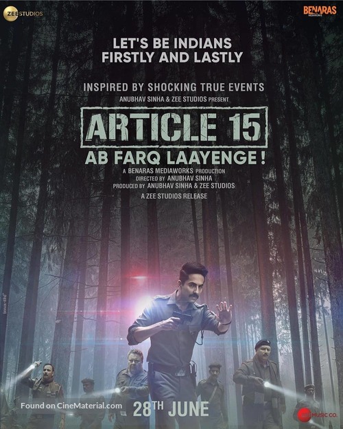 Article 15 - Indian Movie Poster