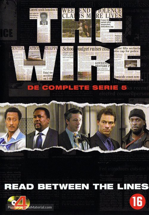 &quot;The Wire&quot; - Dutch DVD movie cover