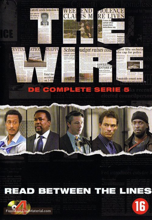 &quot;The Wire&quot; - Dutch DVD movie cover