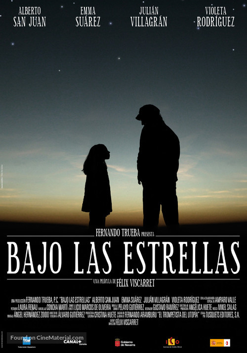 Bajo las estrellas - Spanish Movie Poster