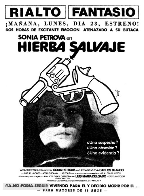 Hierba salvaje - Spanish poster