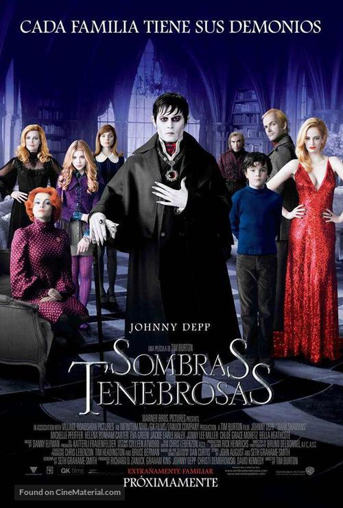 Dark Shadows - Argentinian Movie Poster