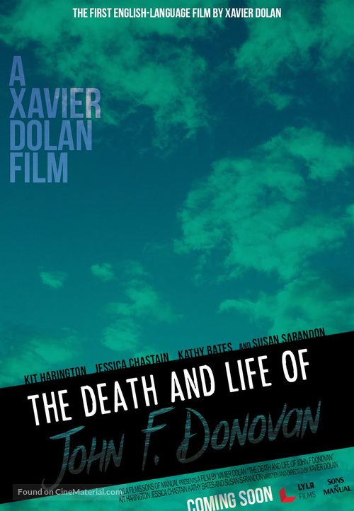 The Death and Life of John F. Donovan - Canadian Movie Poster