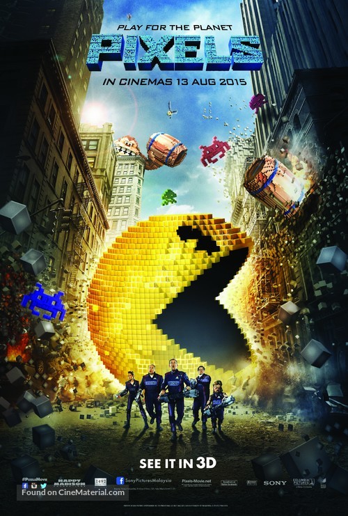 Pixels - Malaysian Movie Poster