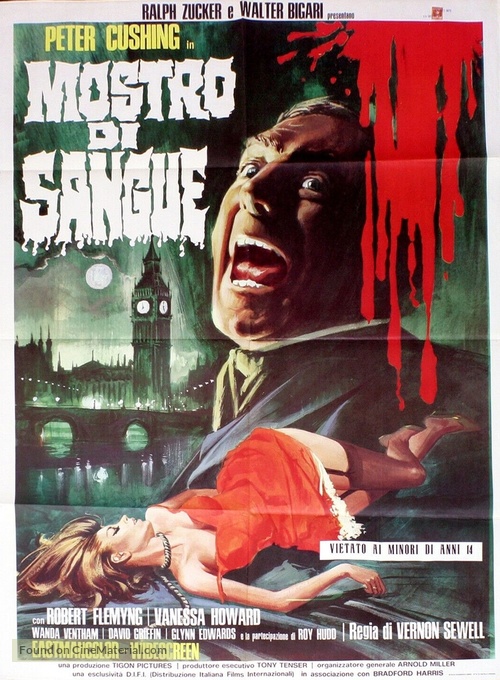 The Blood Beast Terror - Italian Movie Poster