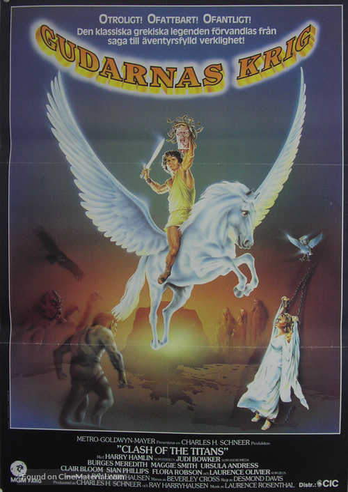Clash of the Titans - Swedish Movie Poster