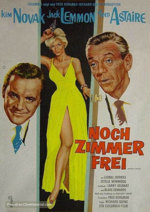 The Notorious Landlady - German Movie Poster