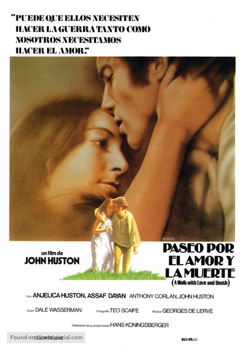 A Walk with Love and Death - Spanish Movie Poster