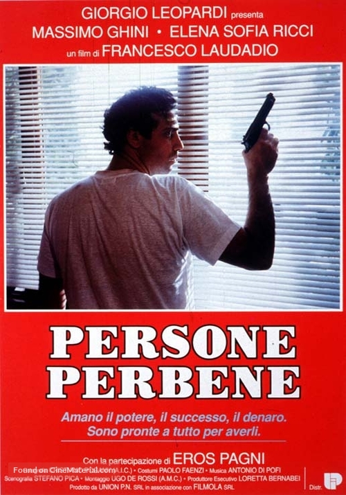 Persone perbene - Italian Movie Poster