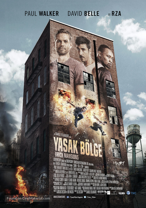 Brick Mansions - Turkish Movie Poster
