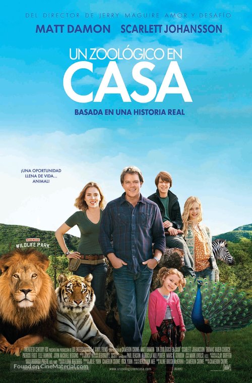 We Bought a Zoo - Argentinian Movie Poster