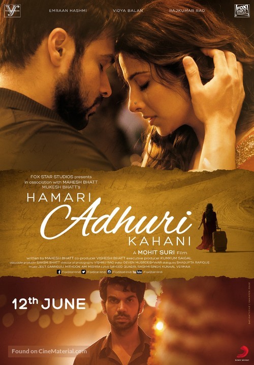 Hamari Adhuri Kahaani - Indian Movie Poster