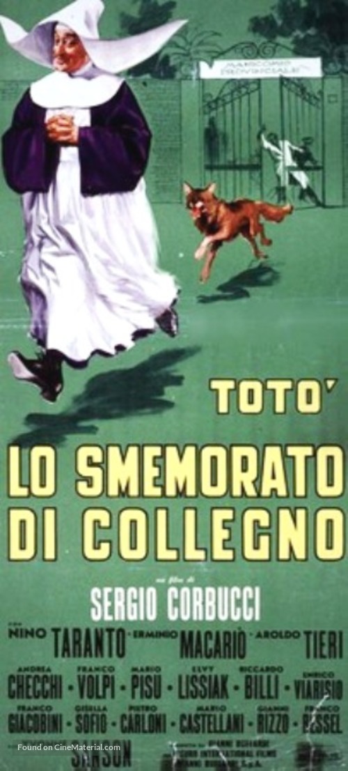 Lo smemorato di Collegno - Italian Movie Poster