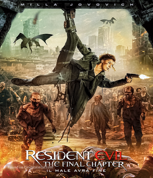 Resident Evil: The Final Chapter - Italian Movie Cover