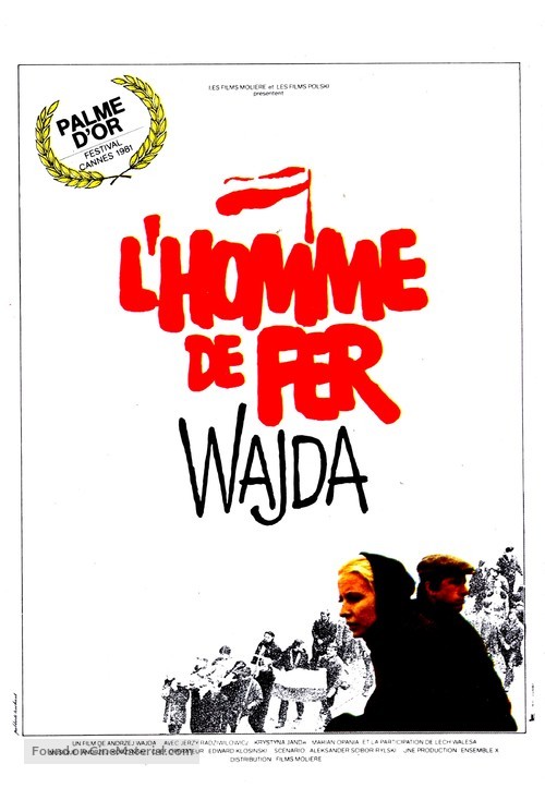 Czlowiek z zelaza - French Movie Poster