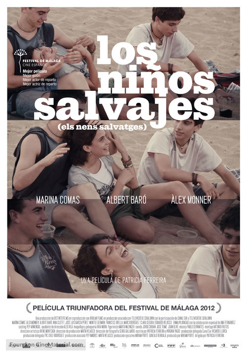 Els nens salvatges - Spanish Movie Poster