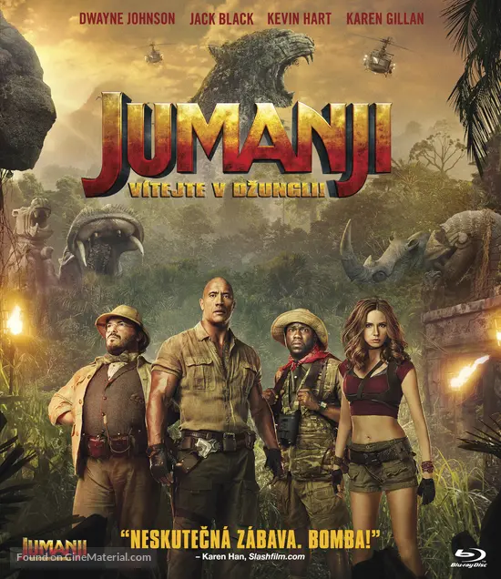 Jumanji: Welcome to the Jungle - Czech Movie Cover