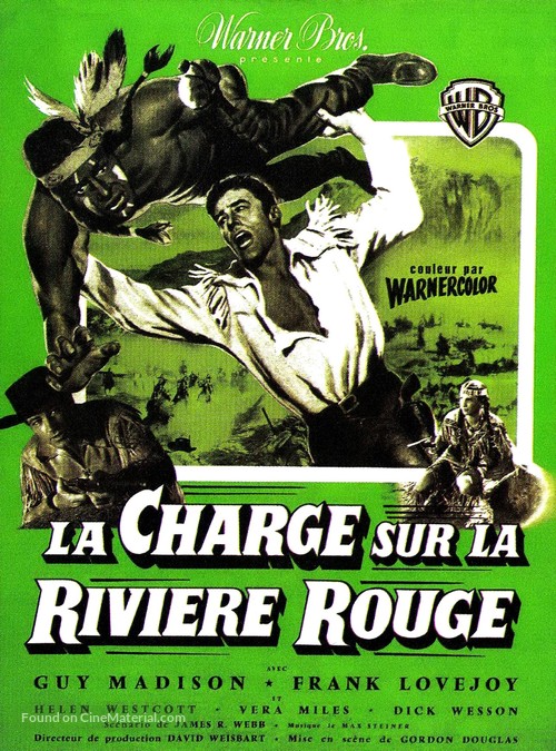 The Charge at Feather River - French Movie Poster