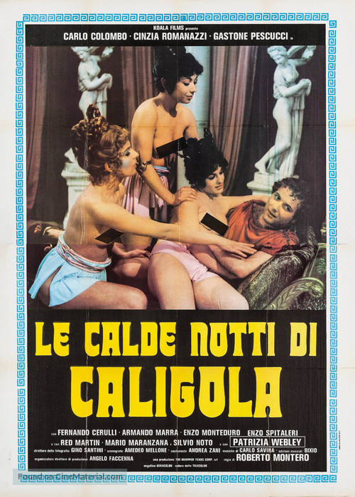 Le calde notti di Caligola - Italian Movie Poster