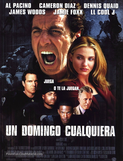 Any Given Sunday - Spanish Movie Poster