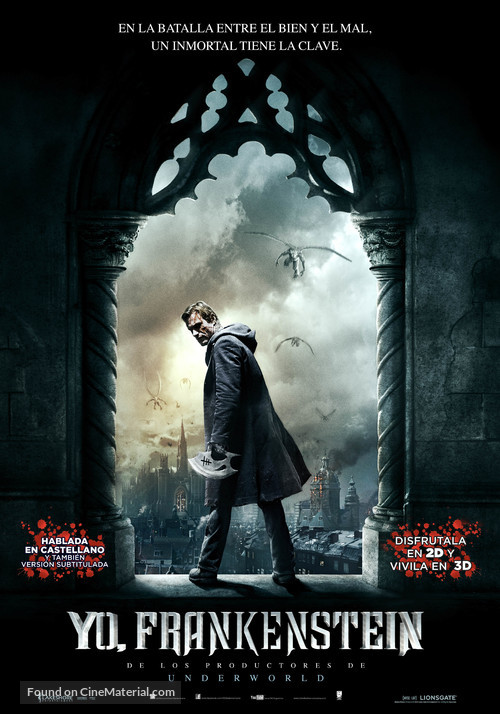 I, Frankenstein - Argentinian Movie Poster