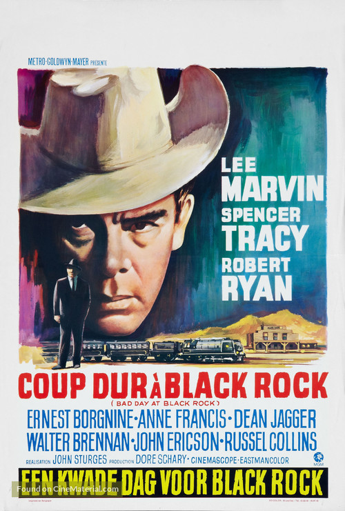 Bad Day at Black Rock - Belgian Movie Poster