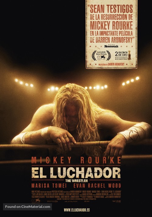 The Wrestler - Spanish Movie Poster