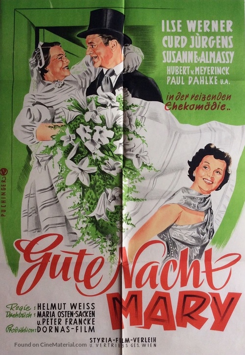 Die gest&ouml;rte Hochzeitsnacht - Austrian Movie Poster