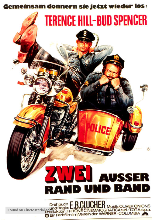 I due superpiedi quasi piatti - German Movie Poster