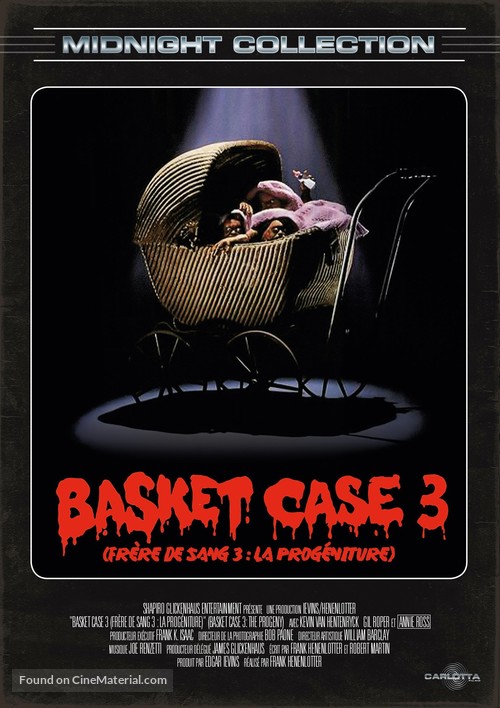 Basket Case 3: The Progeny - French DVD movie cover