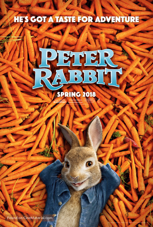 Peter Rabbit - British Teaser movie poster