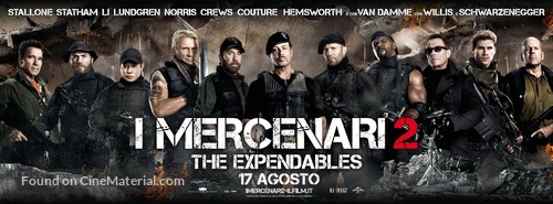 The Expendables 2 - Italian Movie Poster