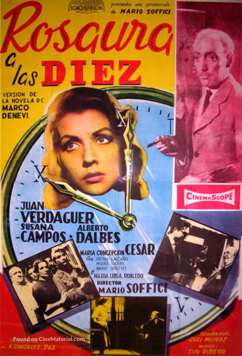 Rosaura a las 10 - Argentinian Movie Poster